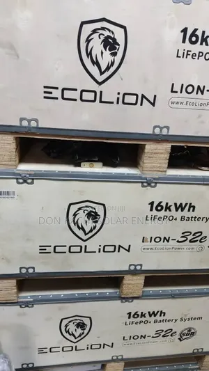16kwh 48v Ecolion Lithium Ion Battery.