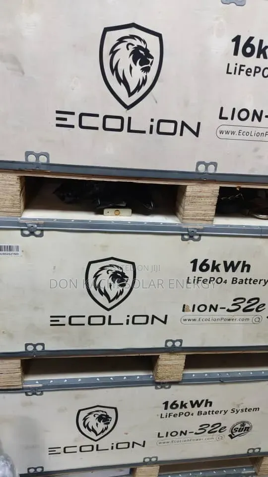 16kwh 48v Ecolion Lithium Ion Battery.