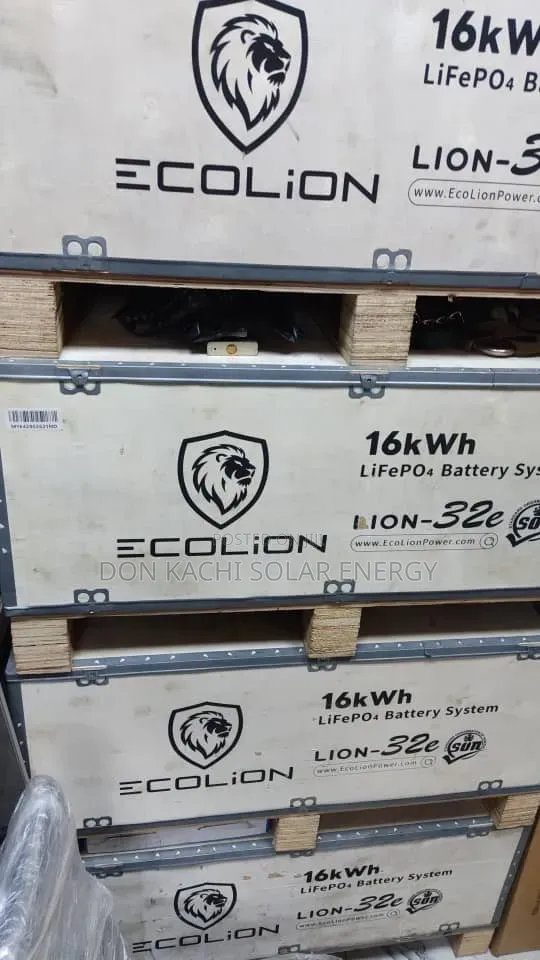 16kwh 48v Ecolion Lithium Ion Battery.