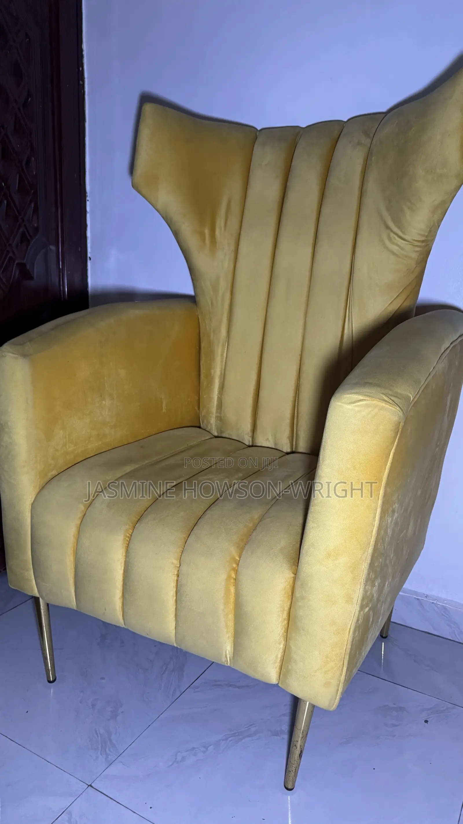 Big Yellow Arm Chair
