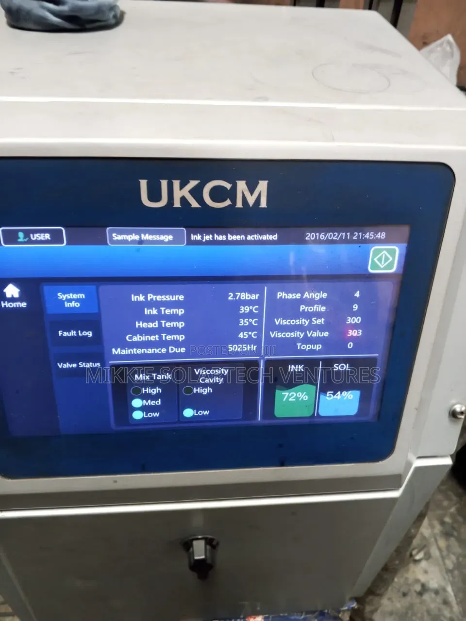 UKCM Coding Printers