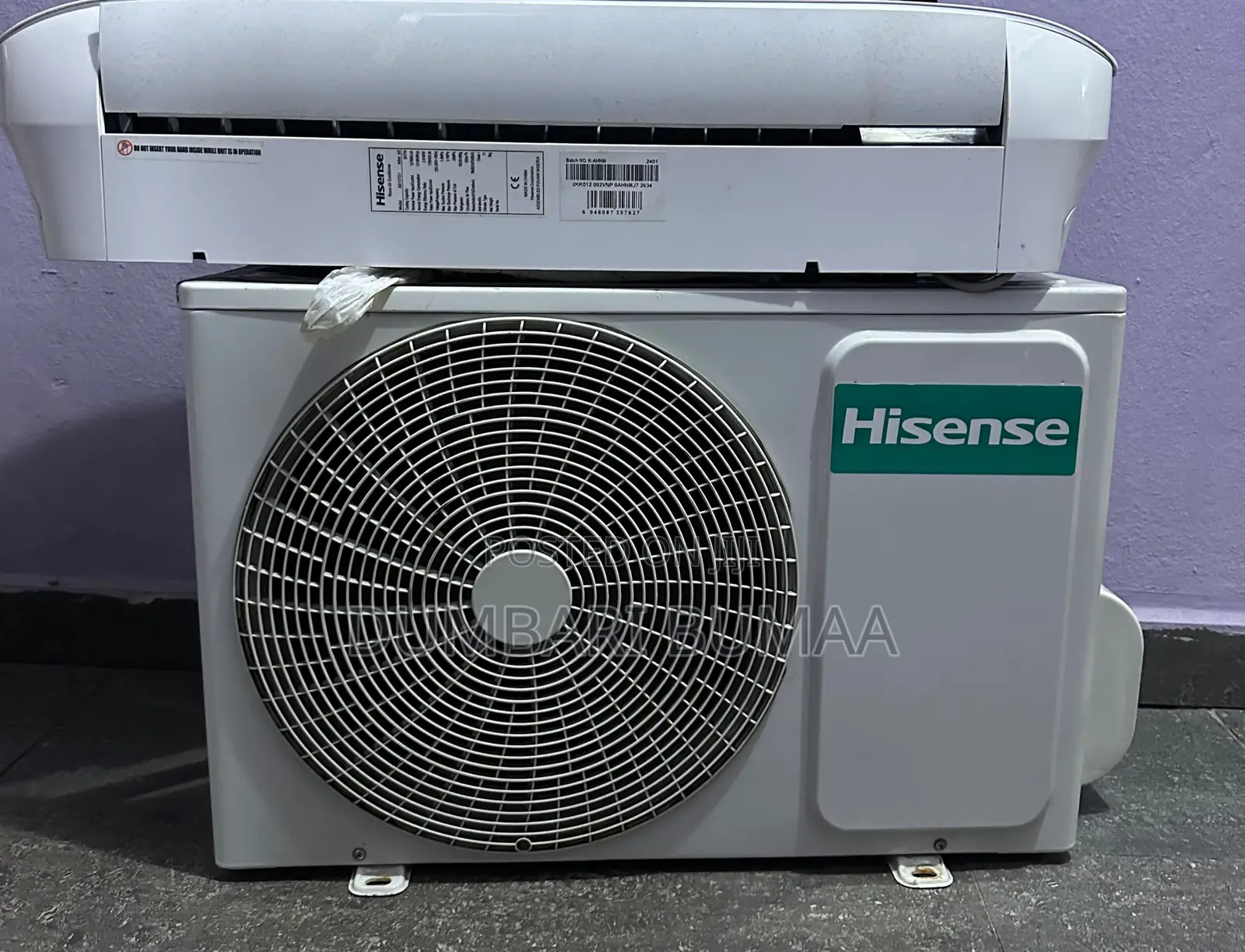 Hisense 1.5hp AC