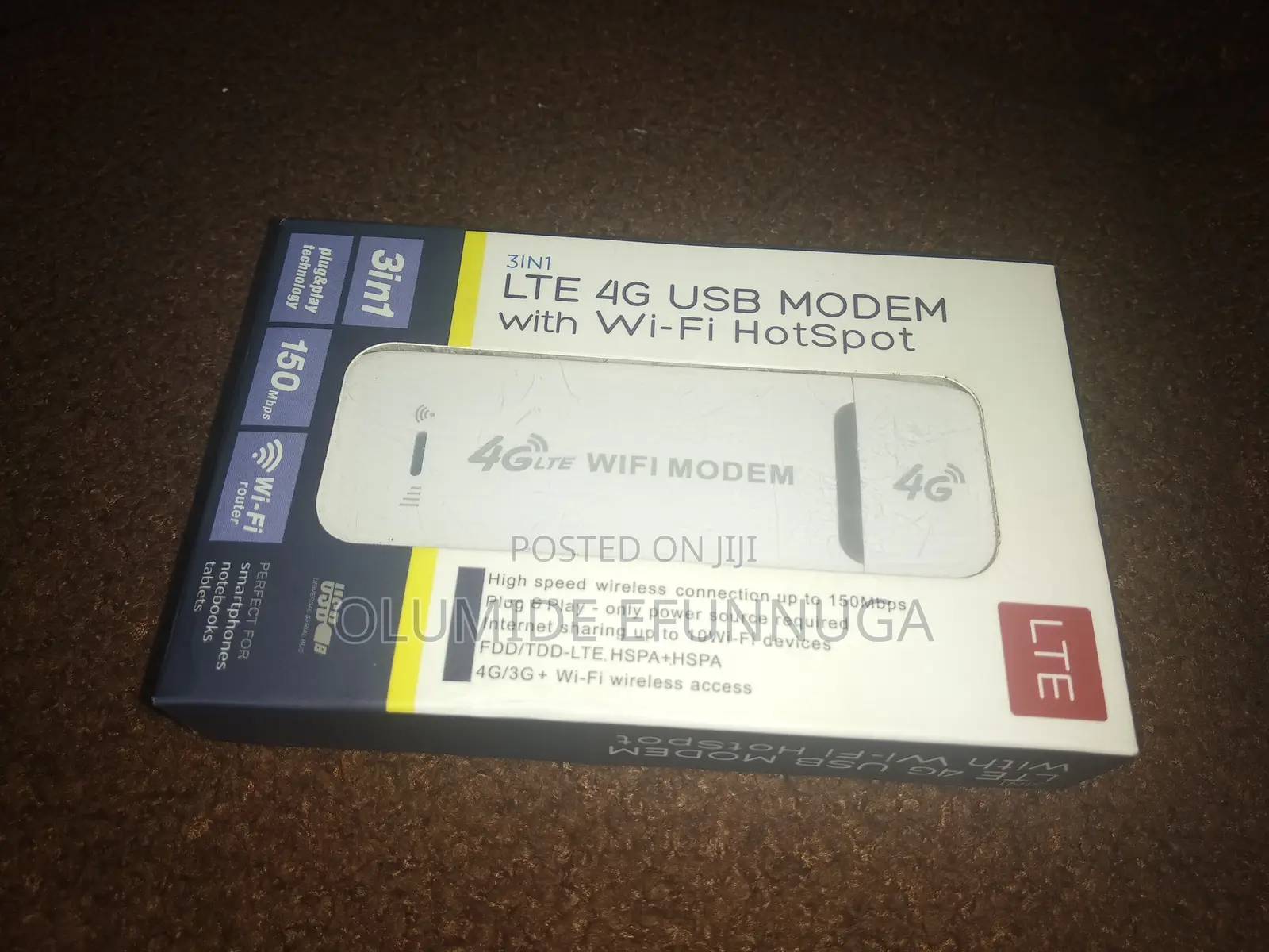 Brand New 4g Modem, With Hotspot Wifi Features. Available!