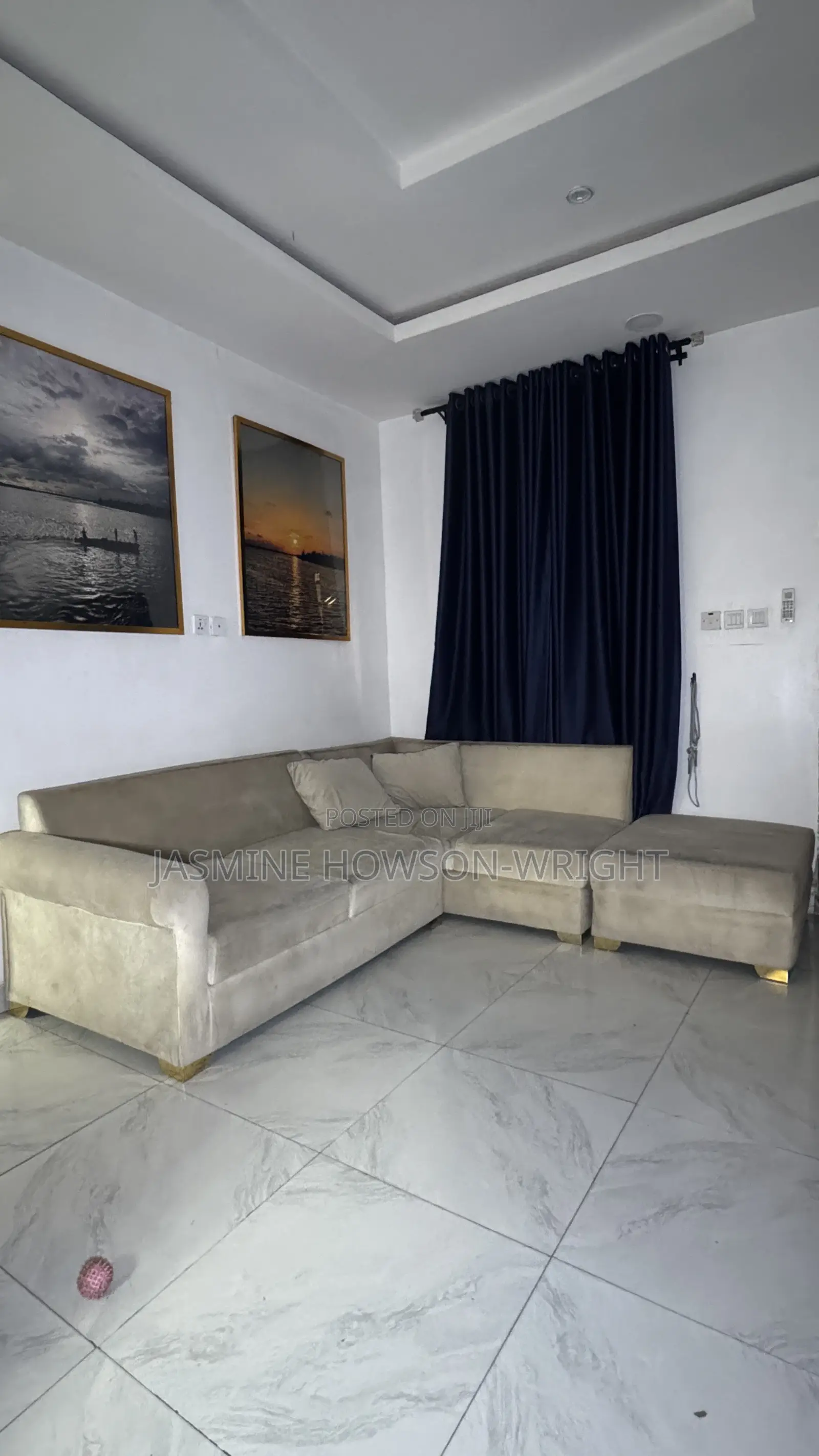 5seater L-Shaped Sectional Sofa