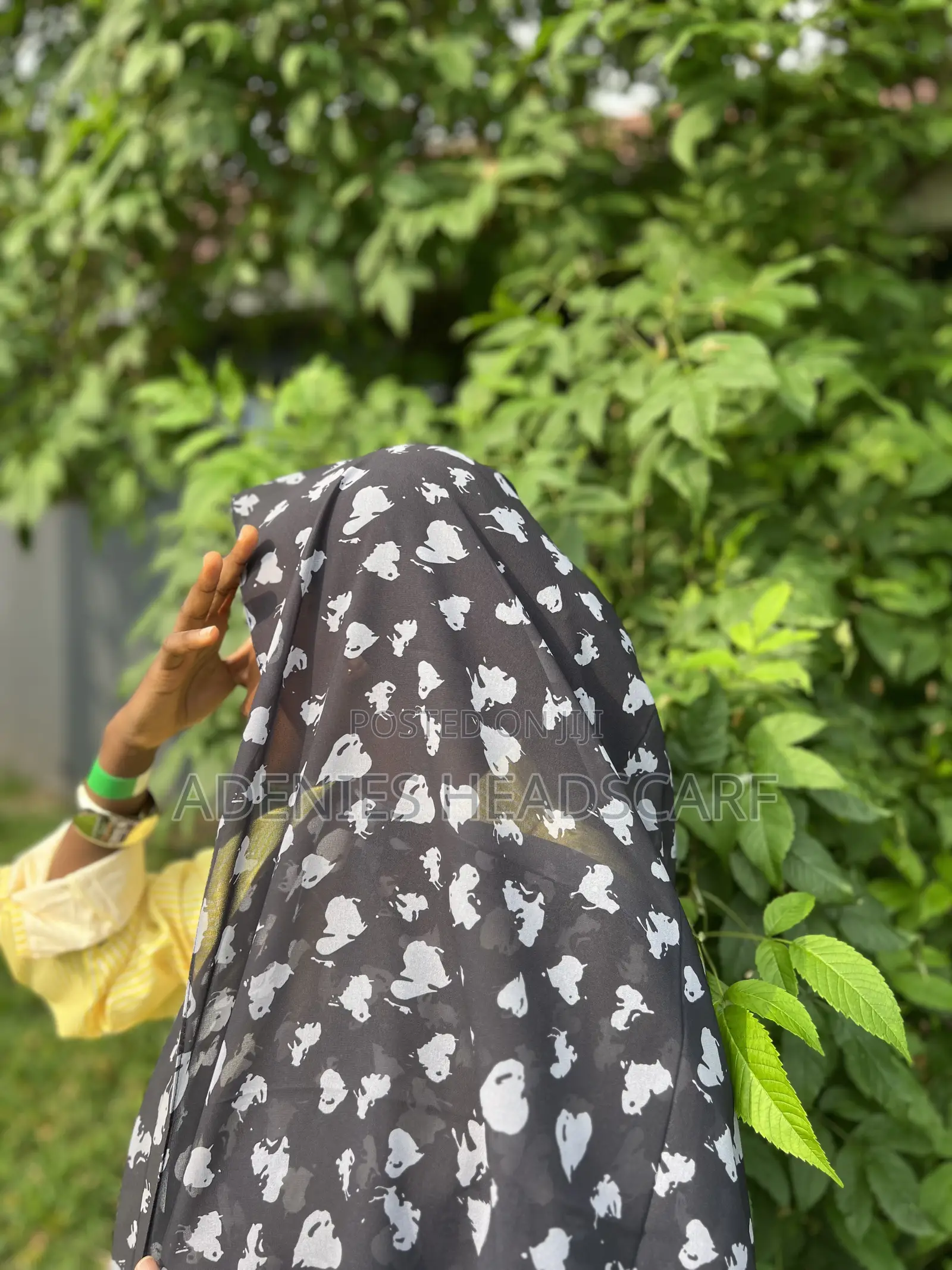Floral Chiffon Scarf