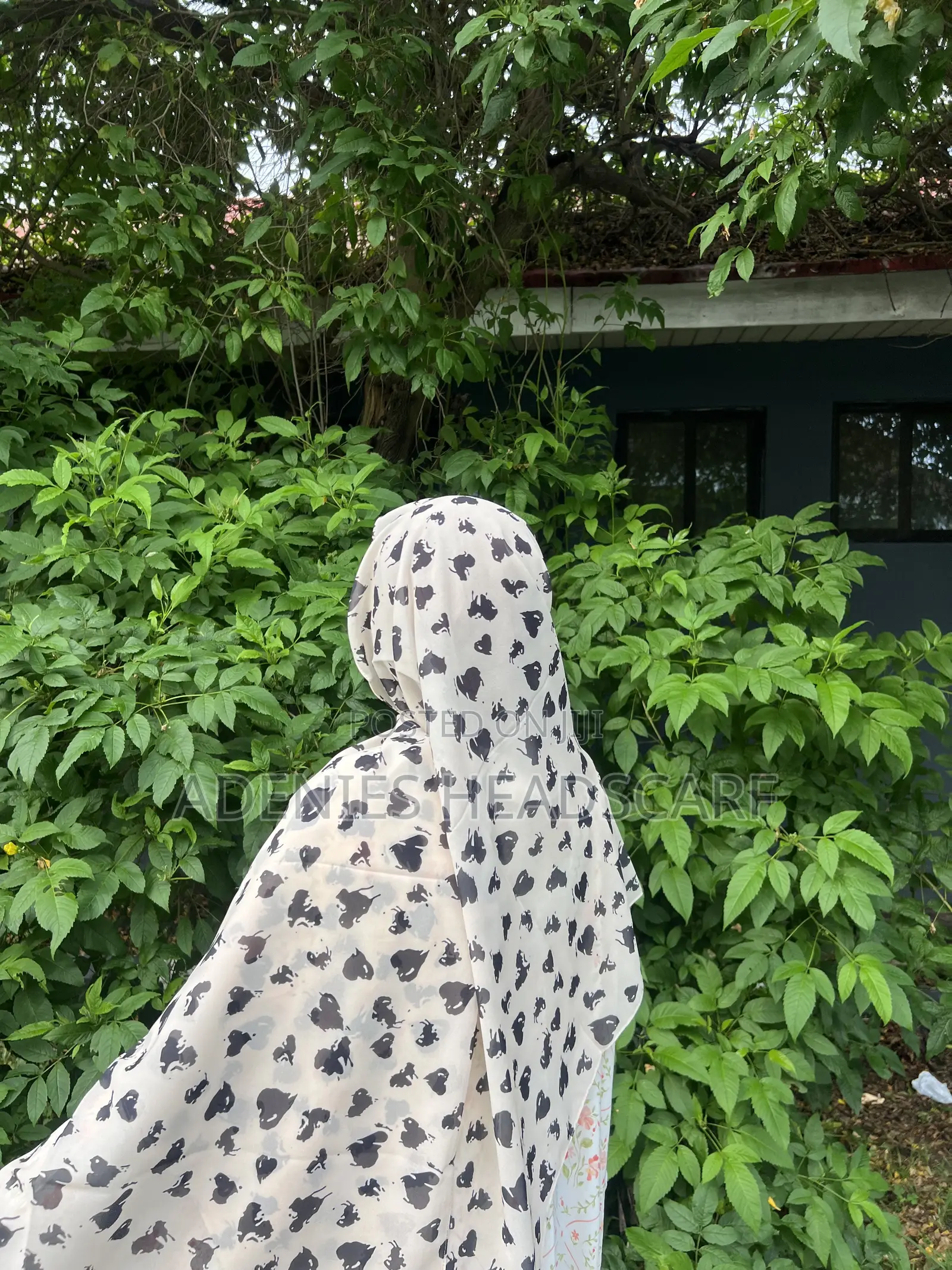 Floral Chiffon Scarf