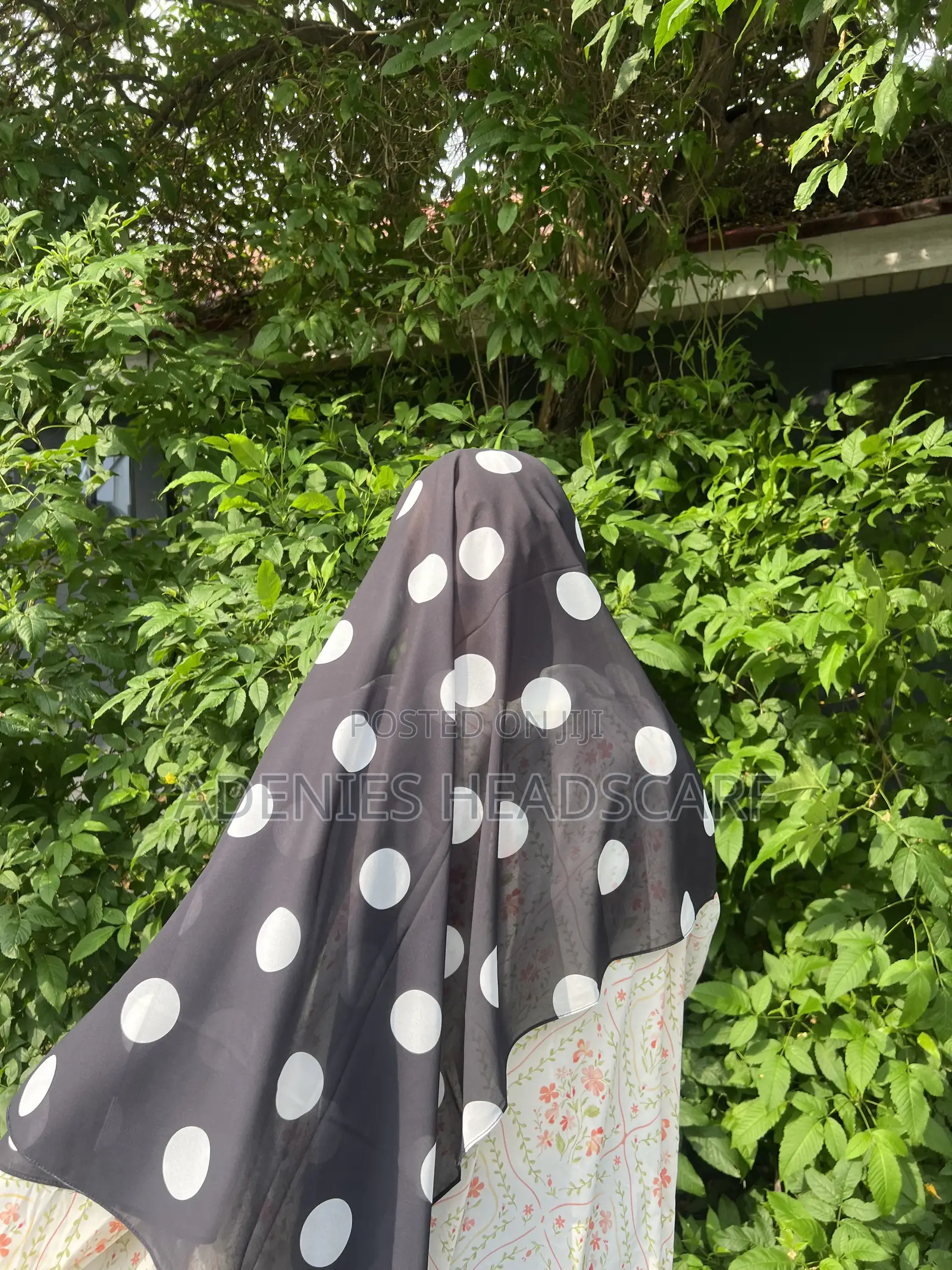 Floral Chiffon Scarf