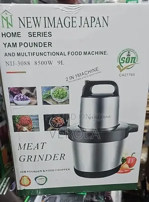 New Image Japan 2-in-1 Yam Pounder Multifunctional Food Machine – 9L