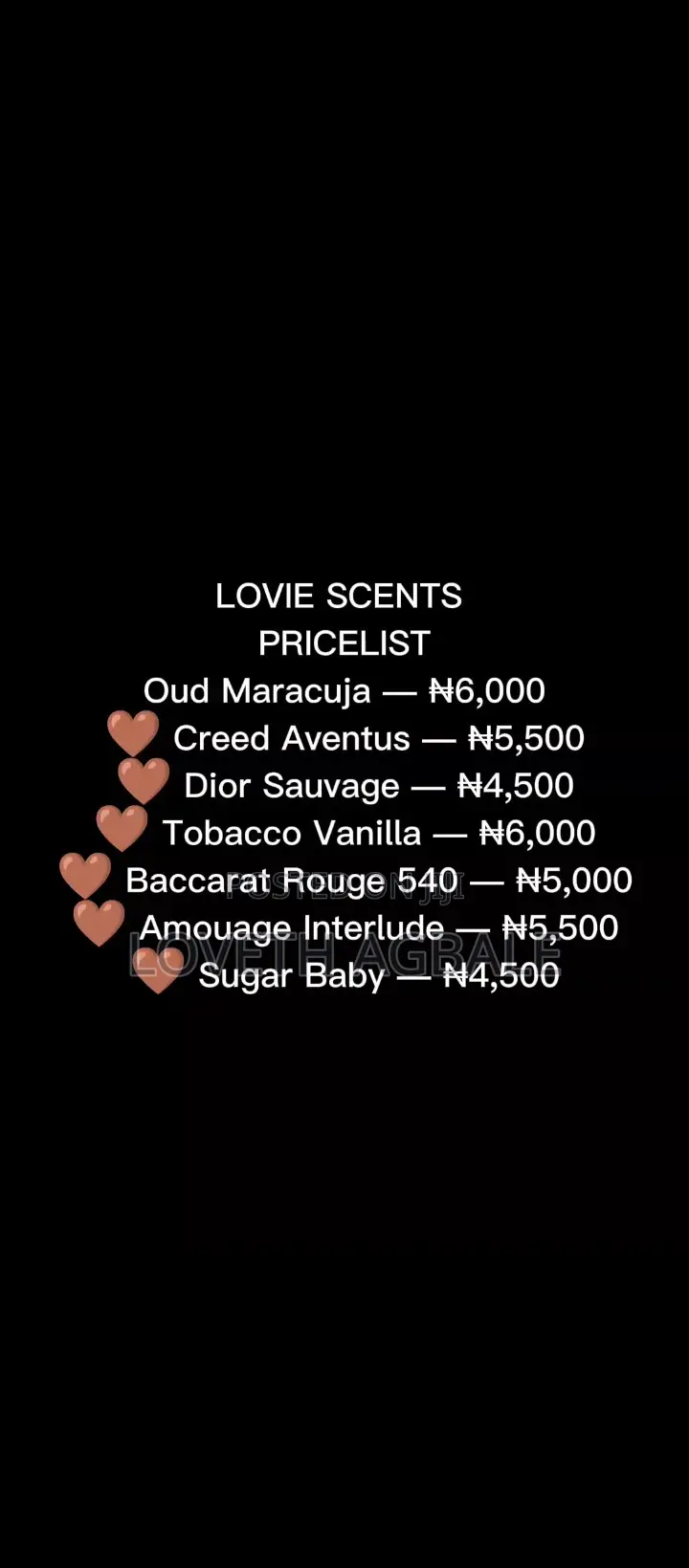 Perfume Oil