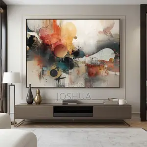 Abstract Wall Canvass Wooden Frames