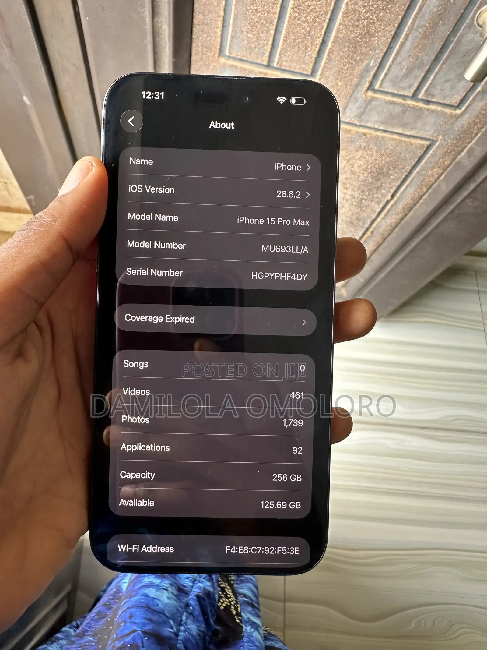 Apple iPhone 15 Pro Max 256 GB Graphite