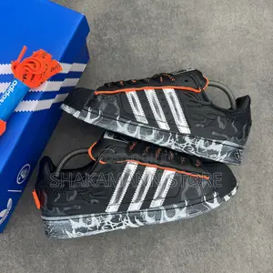 Original Adidas Super Star Hellstar Available in Store Blak Flame
