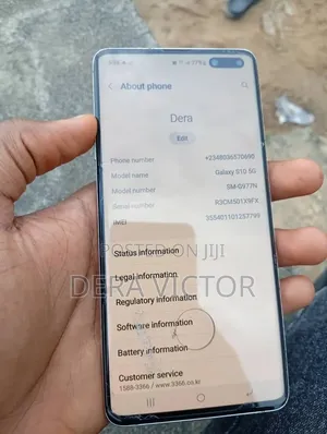 Samsung Galaxy S10 5G 256 GB Silver