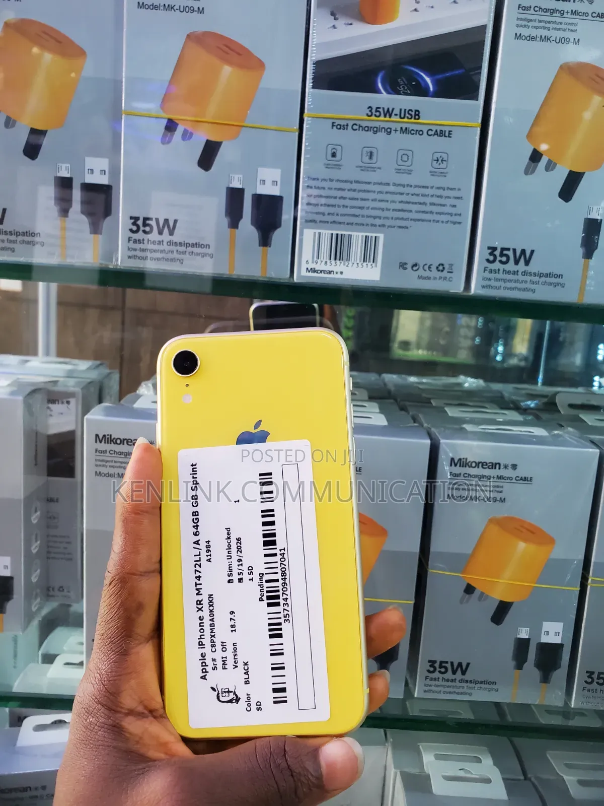 Apple iPhone XR 64 GB Yellow