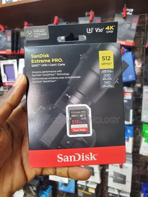 Sandisk 512gb Extreme Pro Sd Card 200mbps