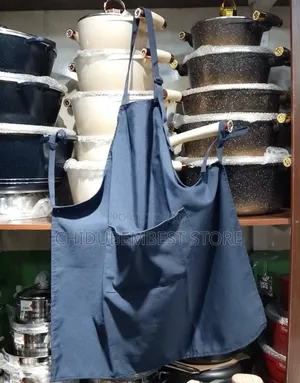 Cotton Apron With Adjustable Neck
