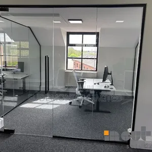 Frameless Glass Wall Fitting for Commercial Spaces