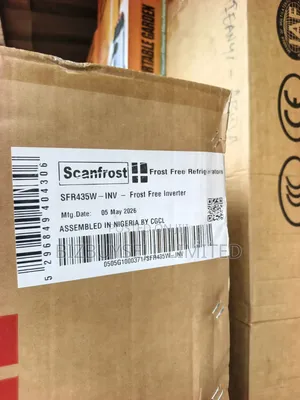 435L Double Doors Scanfrost Inverter Refrigerator Set.