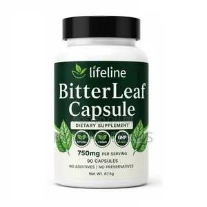 Bitter Leaf Capsule 750mg 90 Capsules for Natural Wellness Vitality