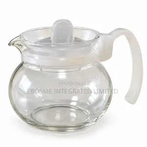 450ml Transparent Glass Teapot With Strainer Lid