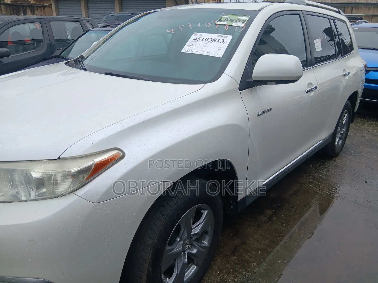 Toyota Highlander Limited 2012 White