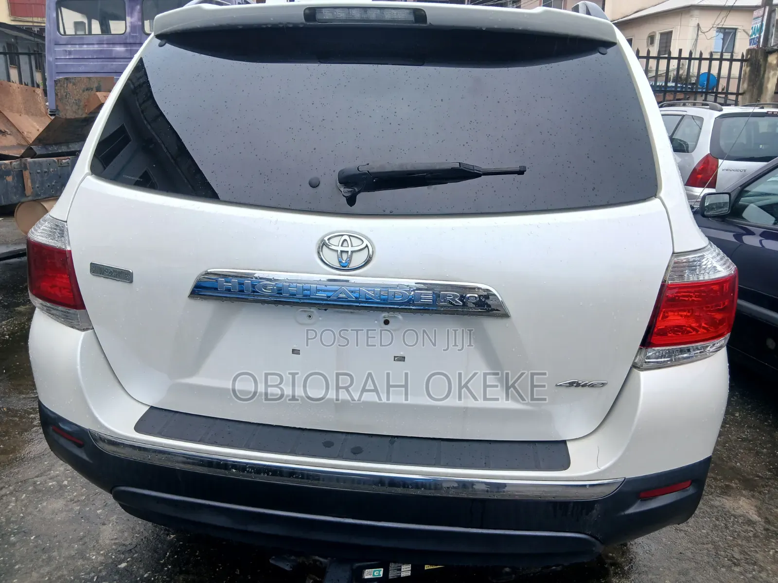 Toyota Highlander Limited 2012 White