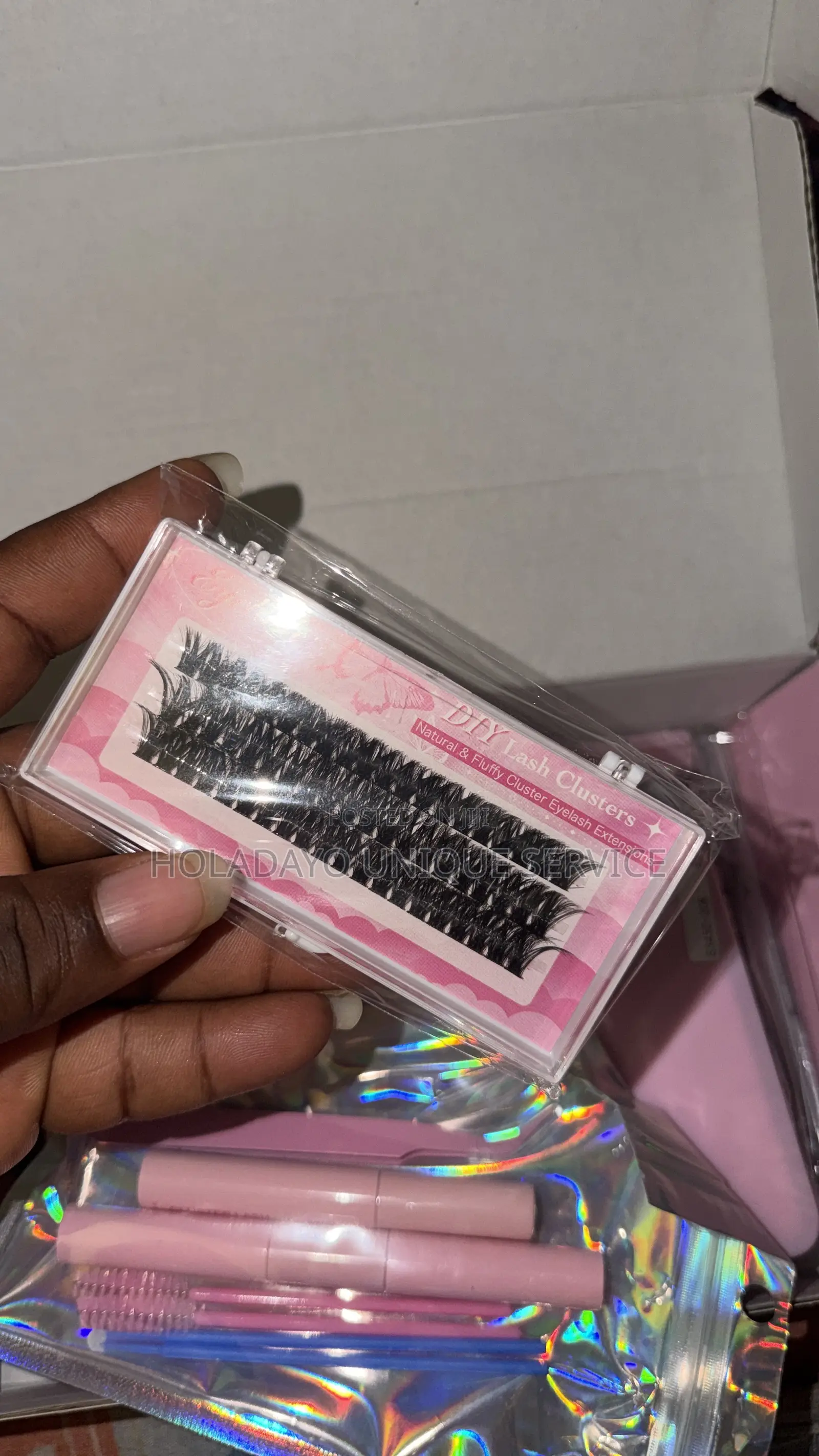 False Eyelashes Gift Set, D-Curl Lashes of Different Lengths