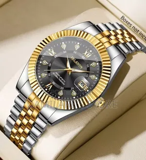 Affordable Silver Gold Chain Watch