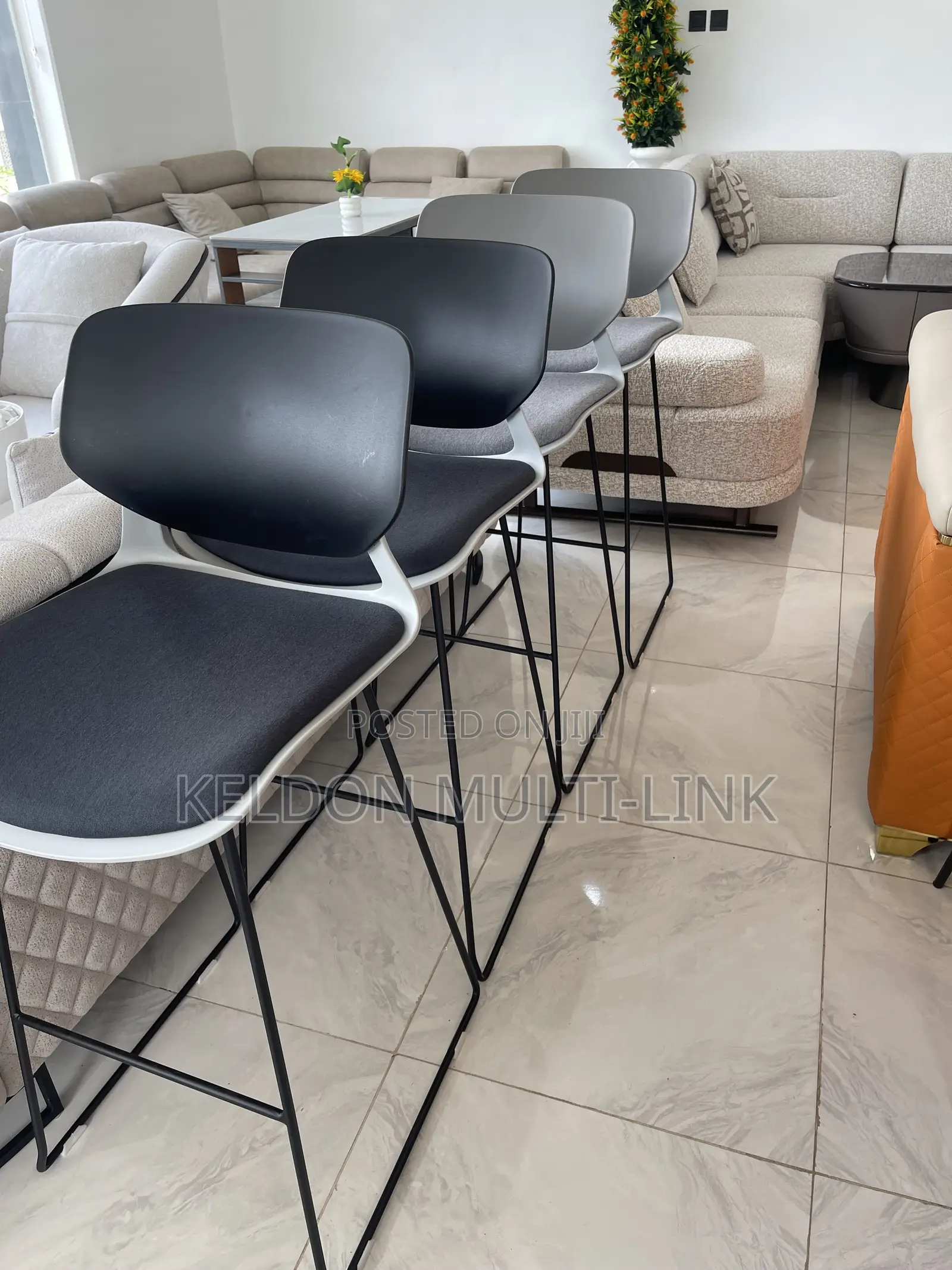 High Island Bar Stools for Kitchen Island, Bars, Reception