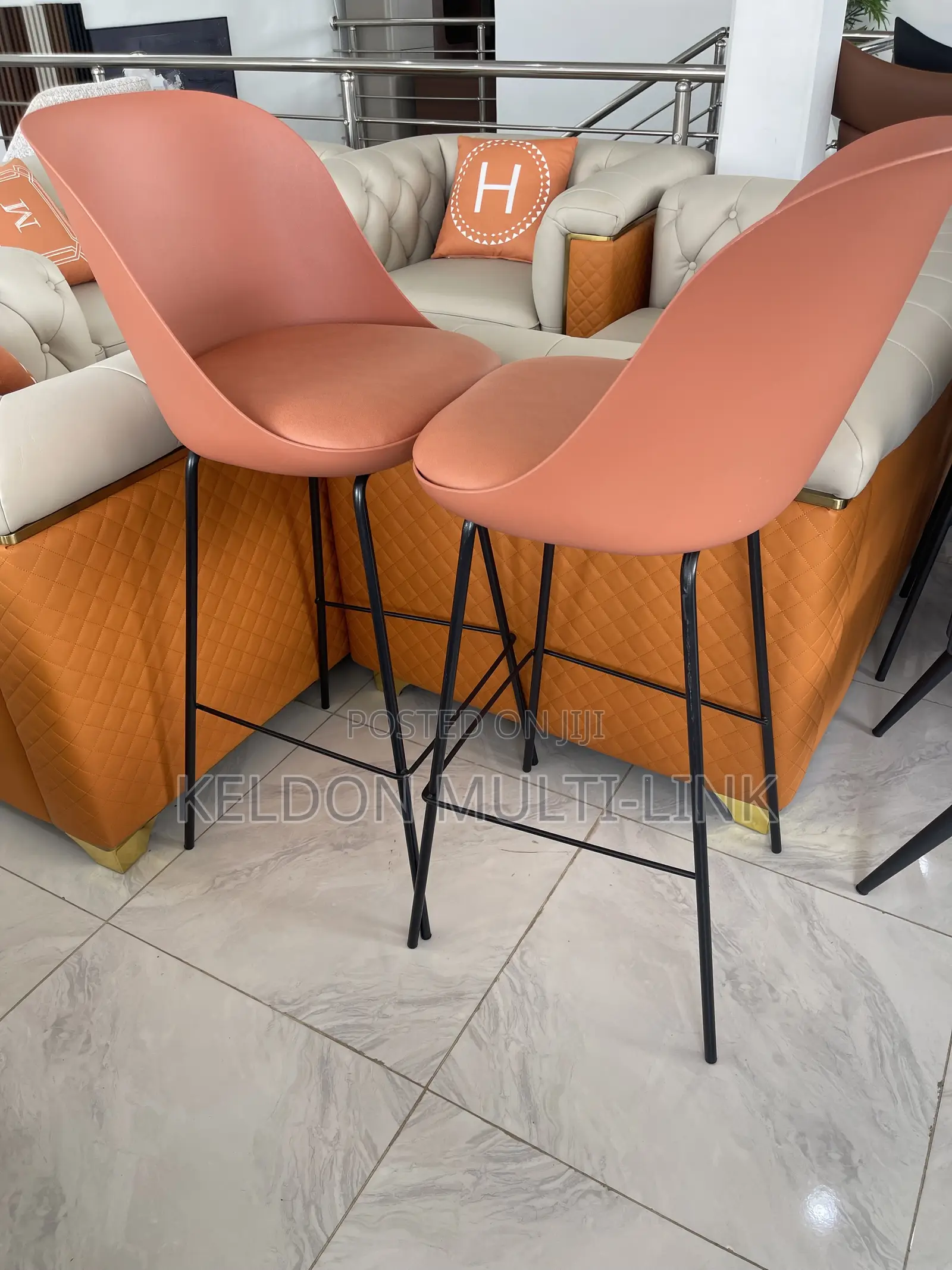 High Island Bar Stools for Kitchen Island, Bars, Reception