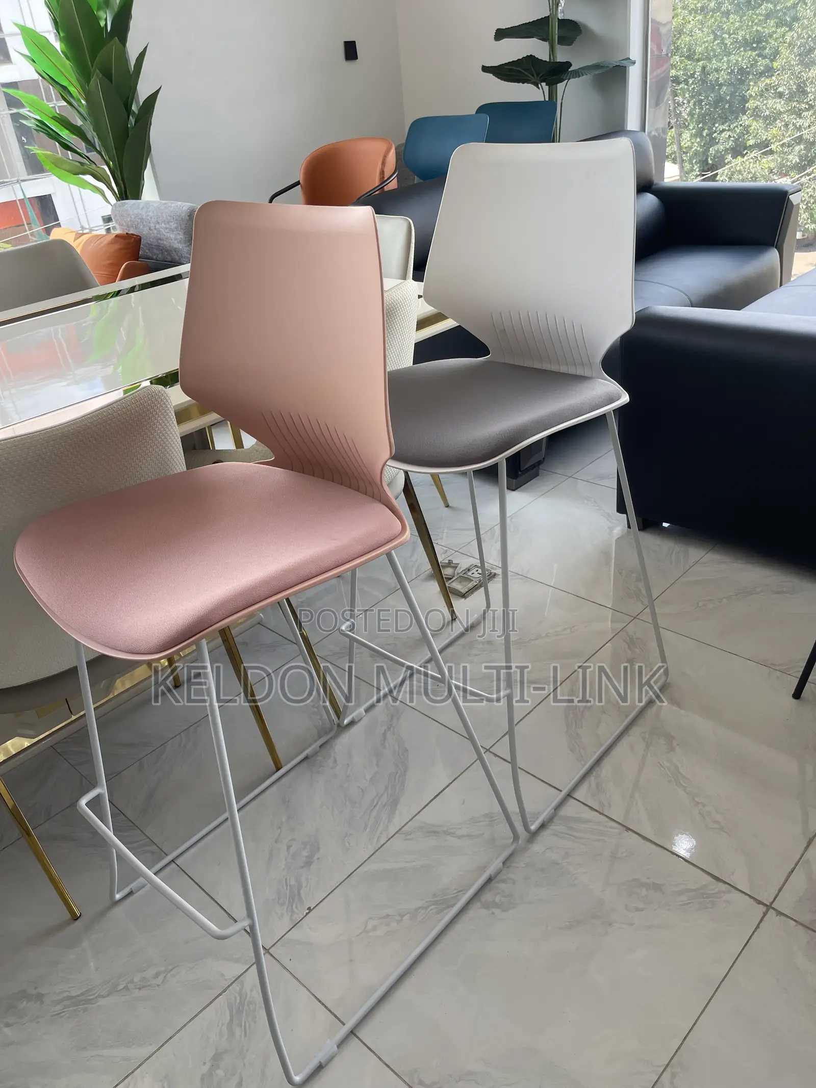 High Island Bar Stools for Kitchen Island, Bars, Reception