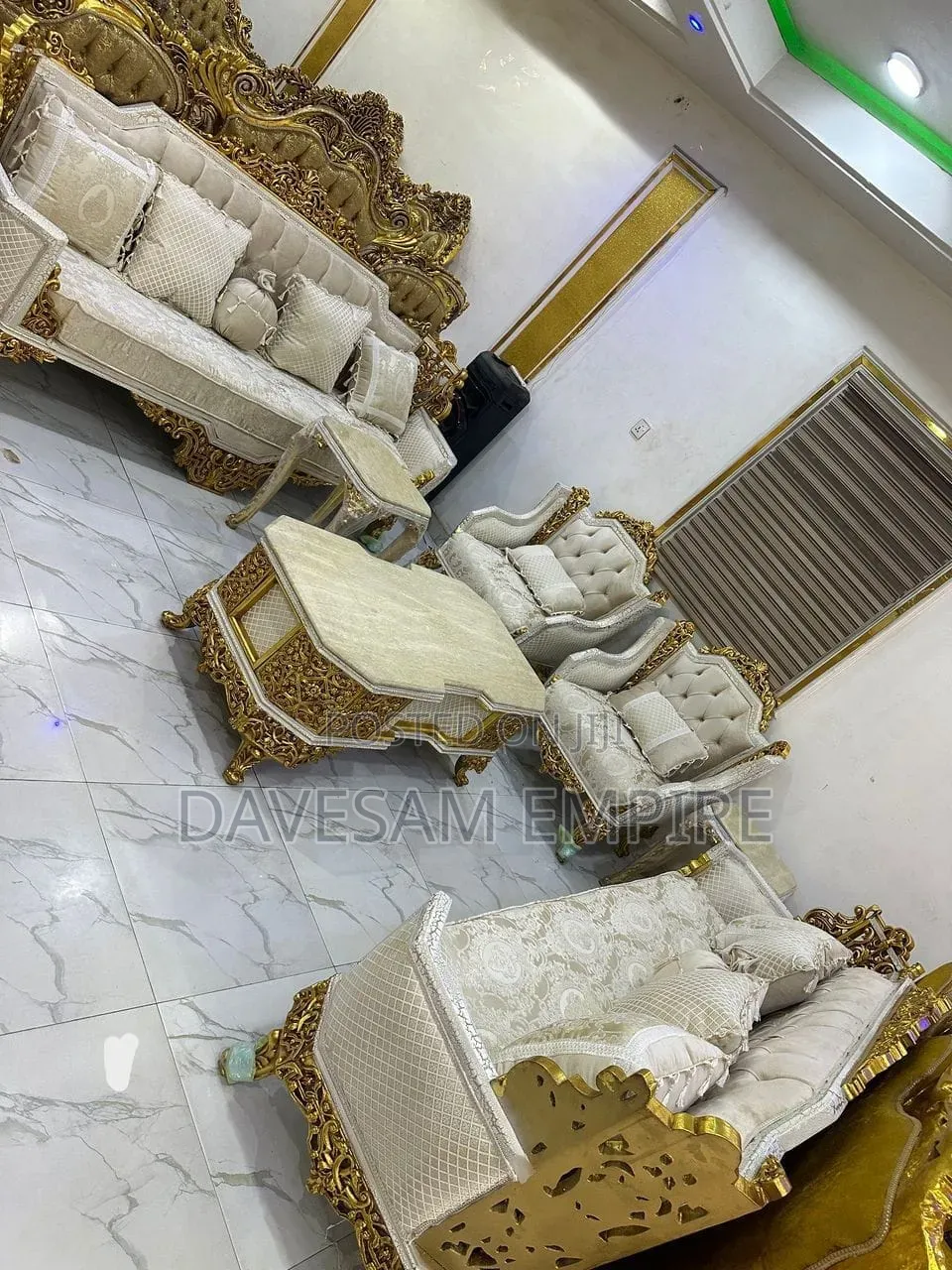 Elegantly Crafted Strong 8-Seater Egytian Royal Sofa