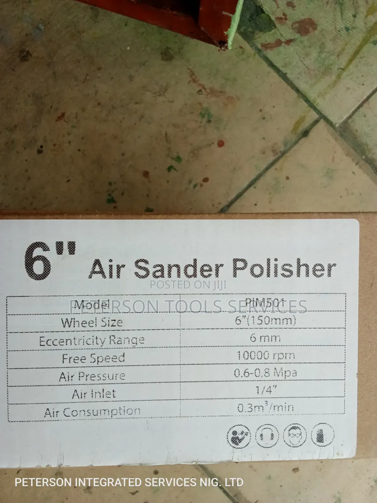 6" Air Sander Polisher