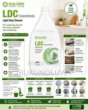 Golden LDC Concentrate Light Duty Cleaner - 1 Litre