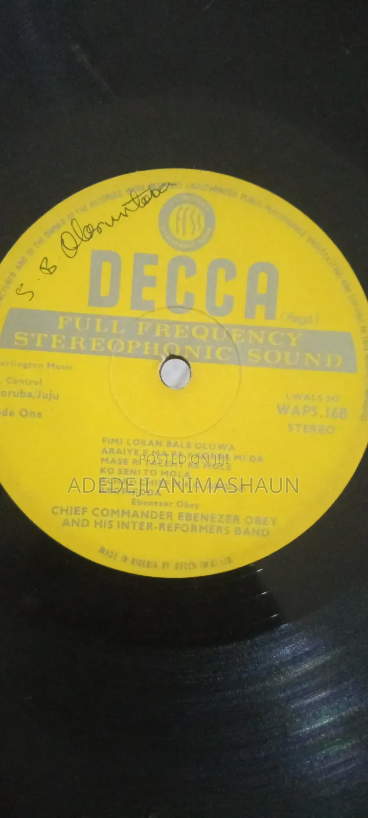 King Sunny Ade 2 Vinyl Records 1981