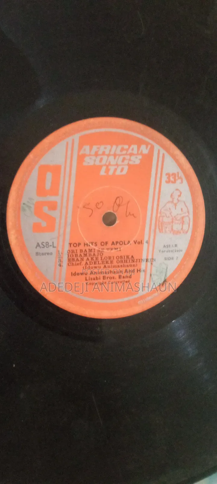King Sunny Ade 2 Vinyl Records 1981