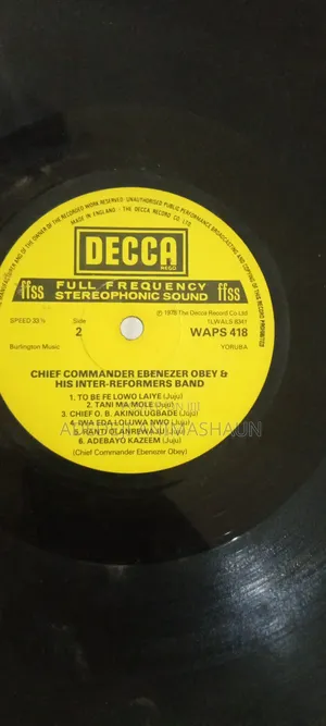 King Sunny Ade 2 Vinyl Records 1981