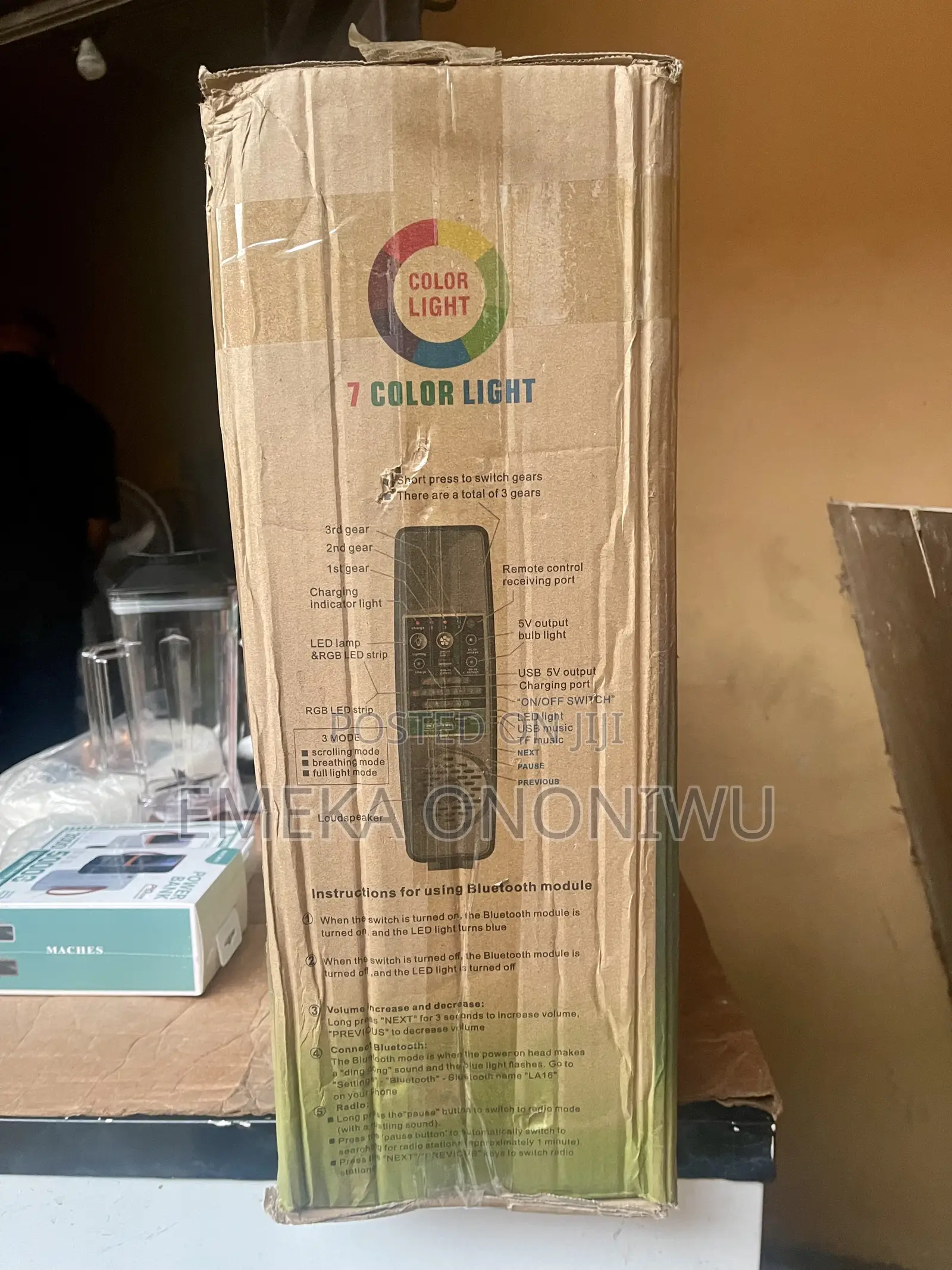 Rechargeable AC/Dc Solar Standing Fan