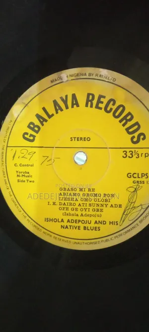 King Sunny Ade 2 Vinyl Records 1981