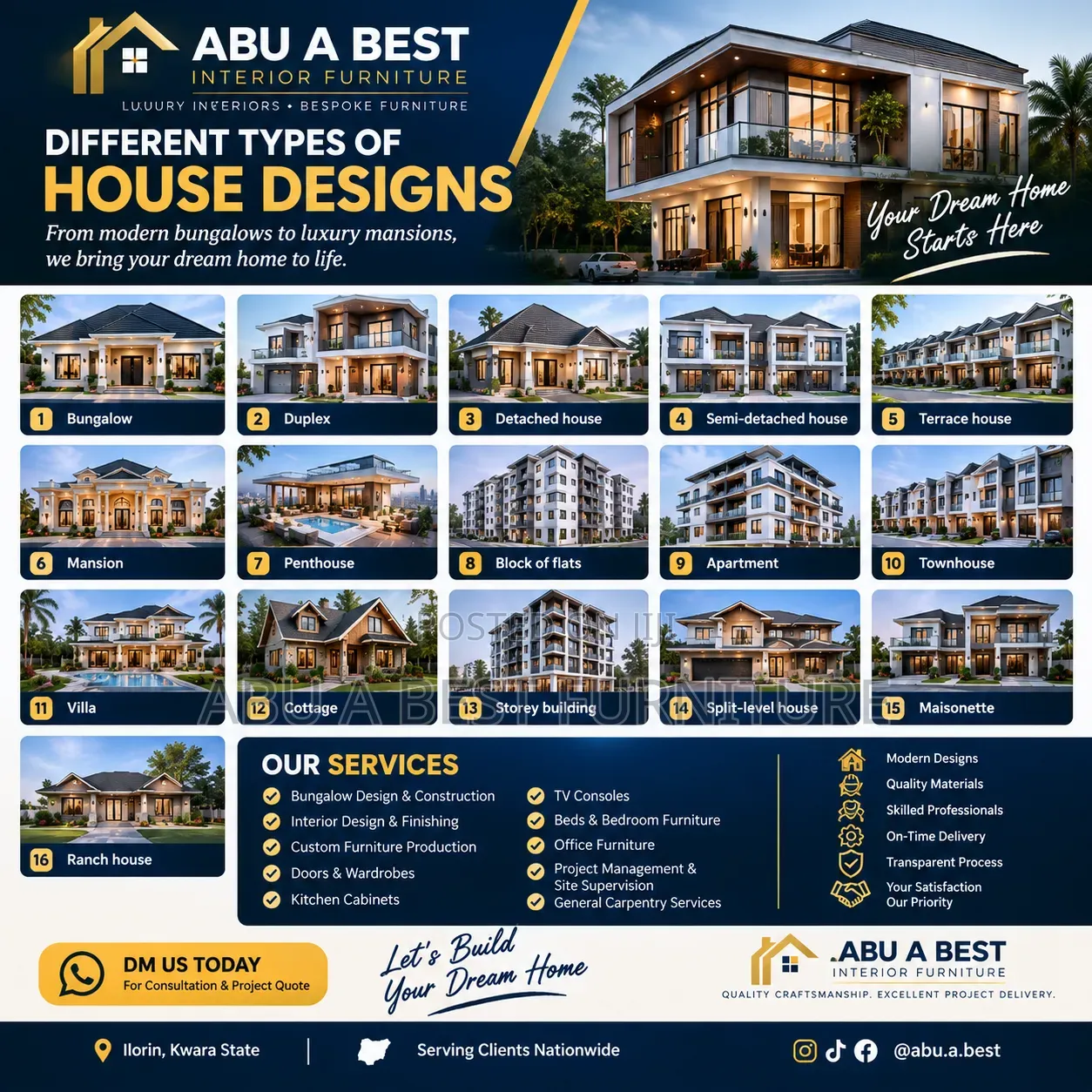 House Design, Construction Project Management