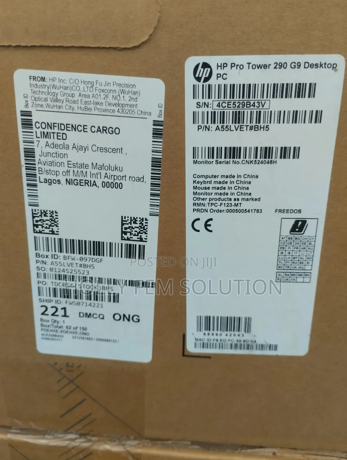 New Desktop Computer HP 290 G9 8GB Intel Core i5 SSD 512GB