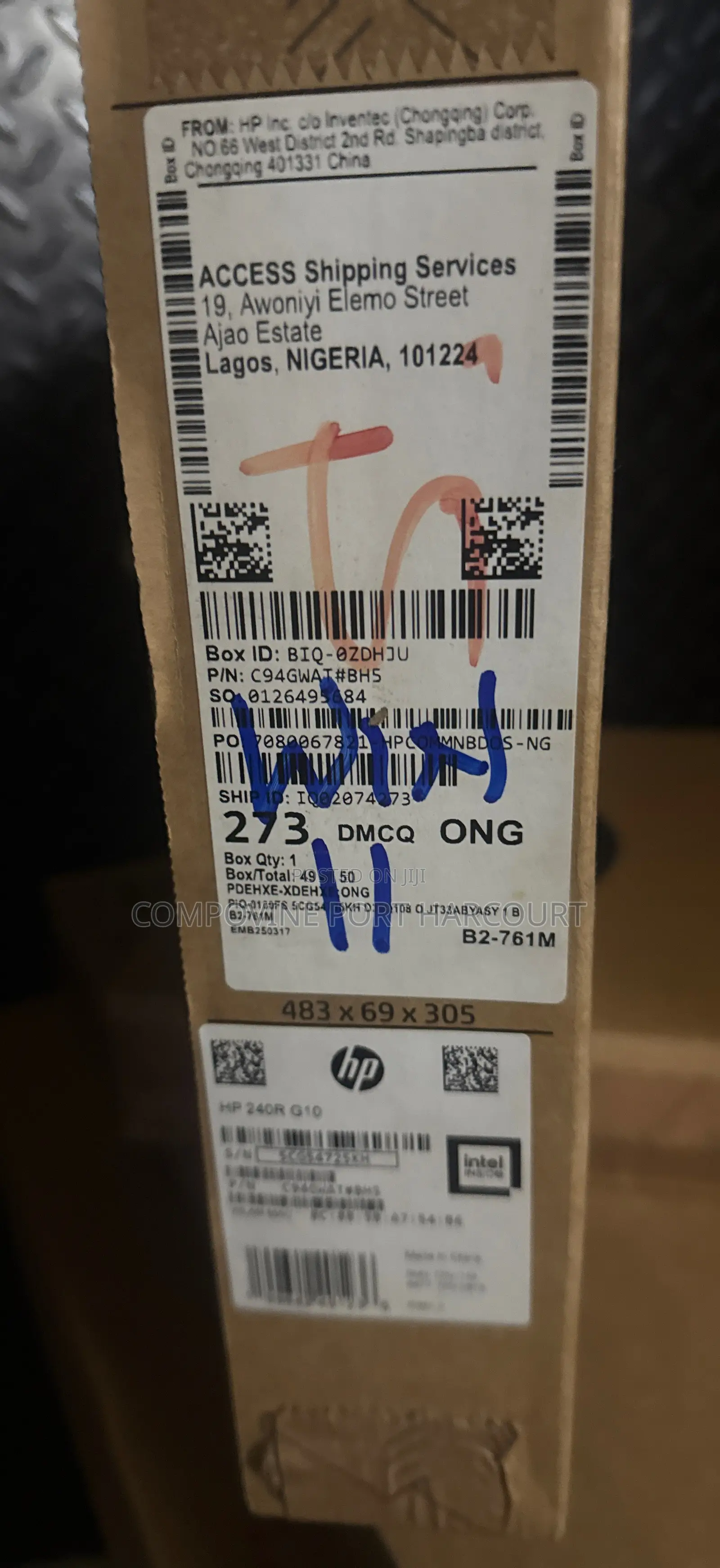 New Laptop HP 240 8GB Intel Core i3 SSD 512GB
