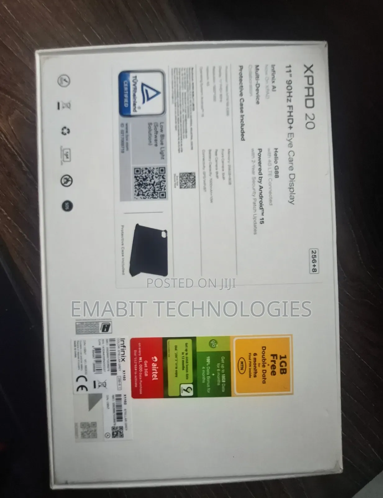 New Infinix Xpad 20 256 GB Gray