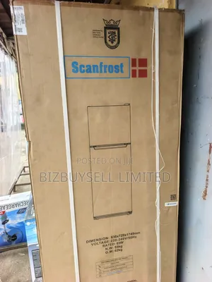365L Double Doors Scanfrost Inverter Refrigerator Set.