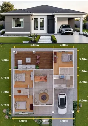 Modern Residential Design Drawing