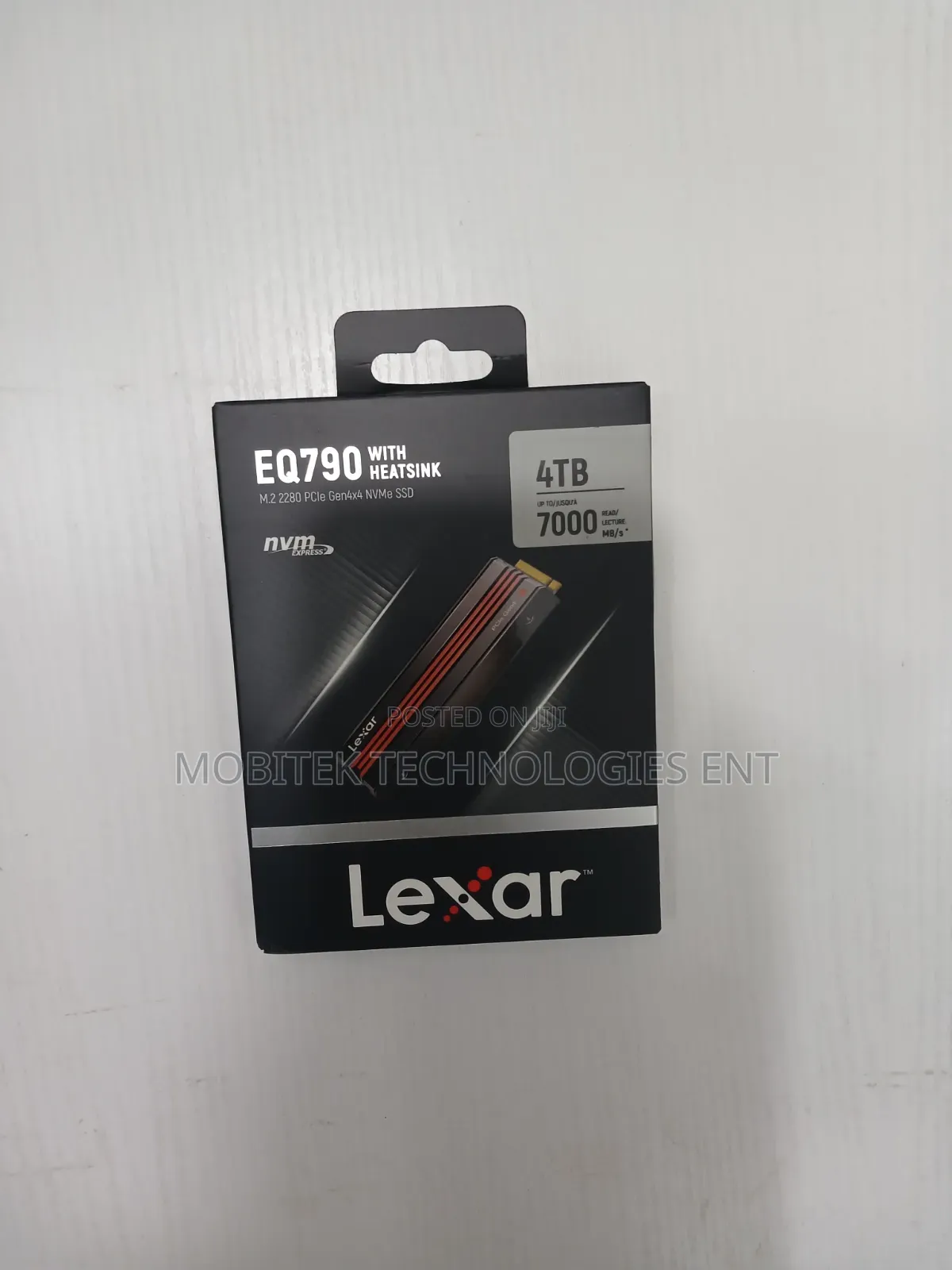 4TB Lexar EQ790 With Heatsink M.2 PCIe Gen4 X4 NVMe SSD Solid Drive