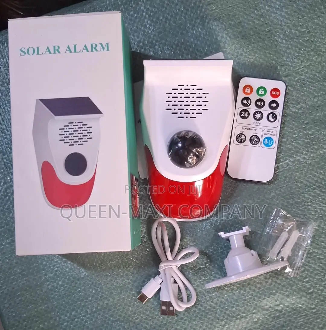 Solar Alarm With Motion Sensor