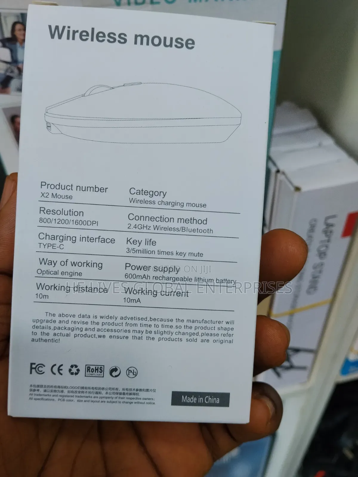 X 2 Bluetooth Rechargeable Mouse