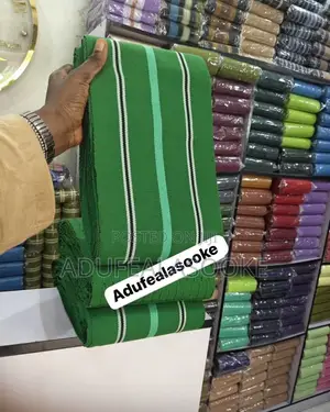 Jaowu Plain and Pattern Vintage Asooke