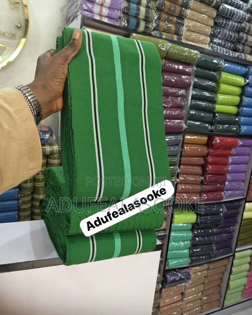 Jaowu Plain and Pattern Vintage Asooke